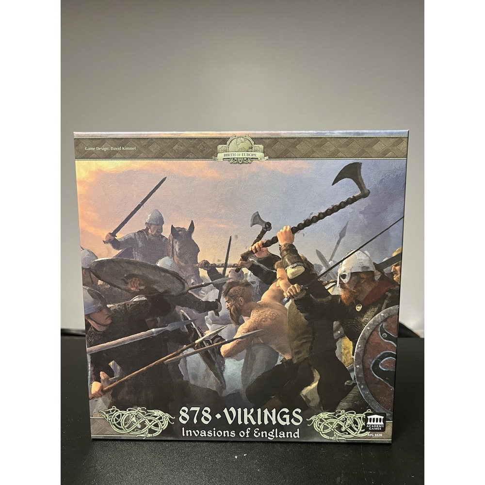 878 Vikings Invasions of England Board Game Academy Games 2017 Complete